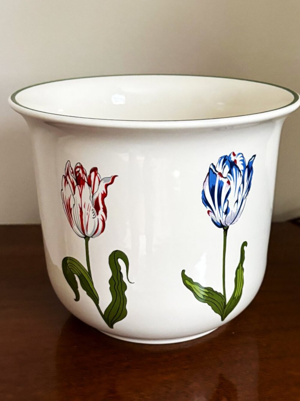 Tiffany & Co. "Tiffany Tulip" Porcelain Cachepot Planter - Perfect!
